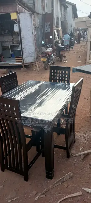 Pure Wood 4-Seater Dining Table