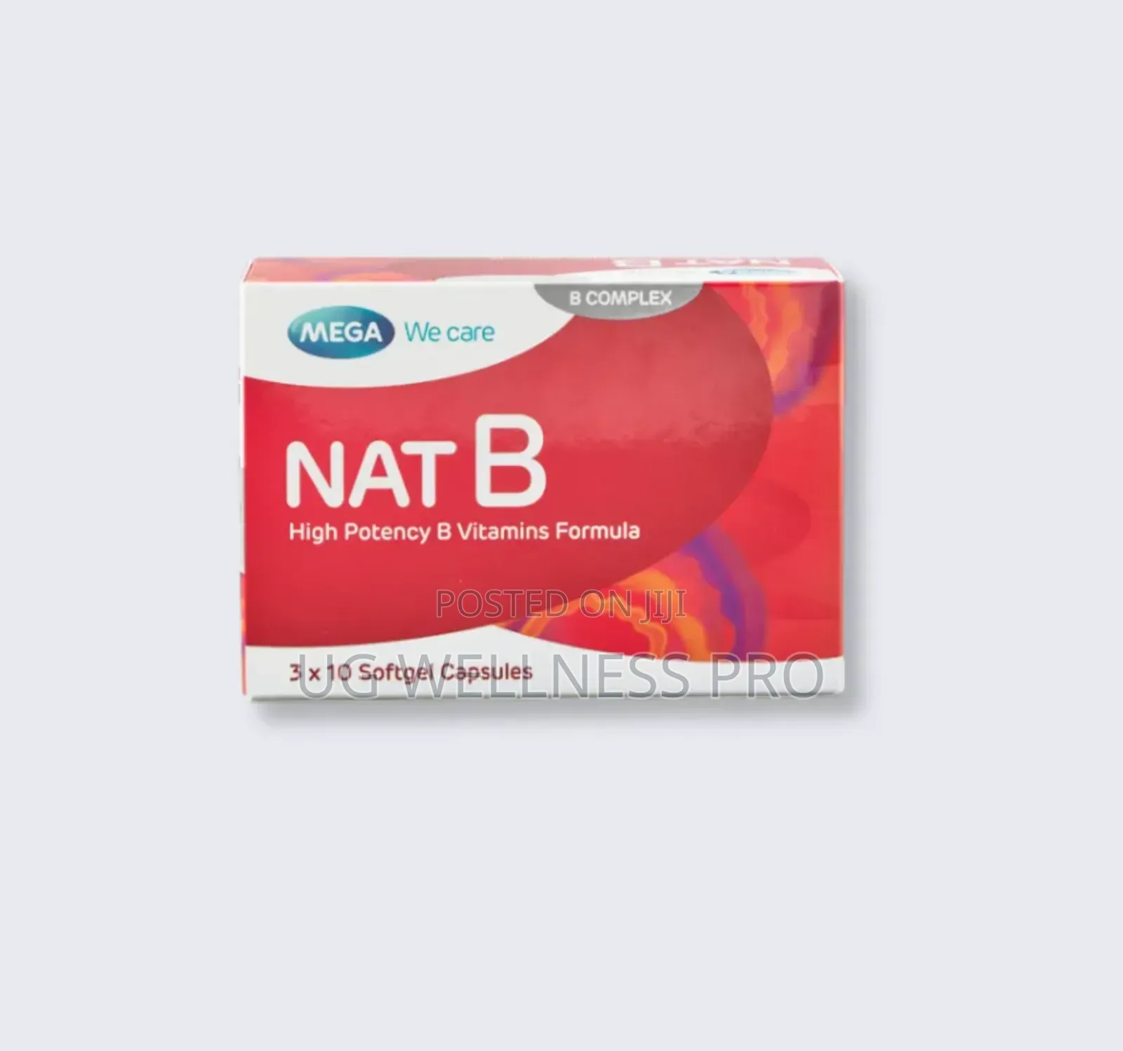 Nat B High Strength B Complex 30 Capsules