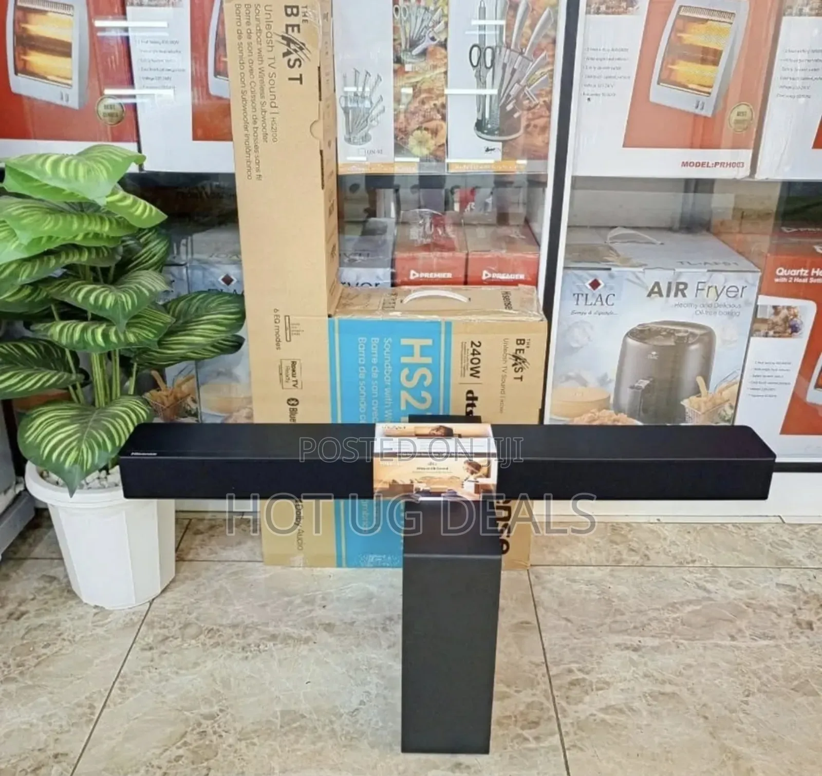 Hisense Hs2100 2.1 Soundbar With Subwoofer Hdmi Bluetooth 240w