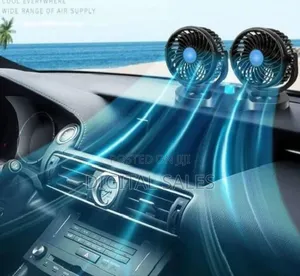 Double Head Vehicle Fan