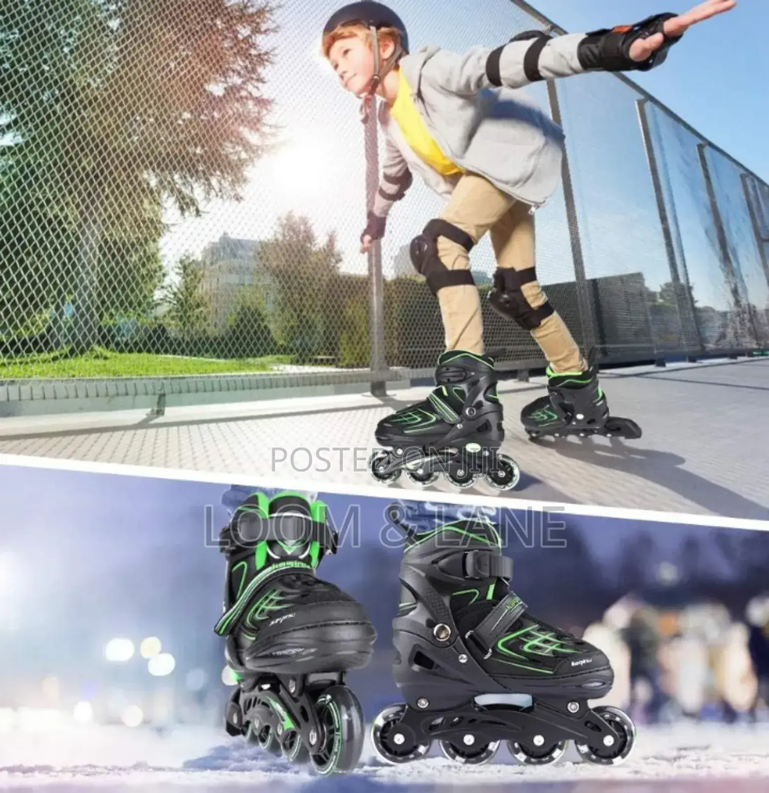 Adjustable Inline Skates for Kids Adults