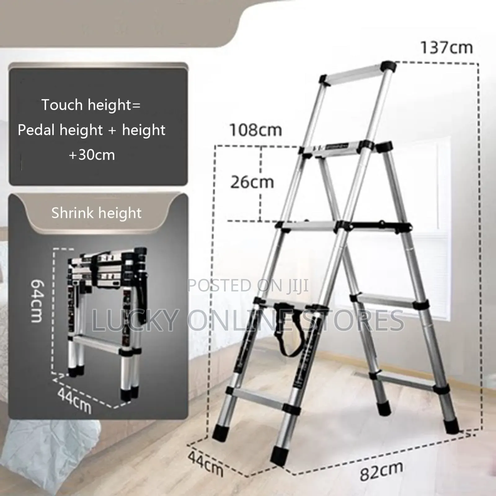 Multifunctional Telescopic Ladder