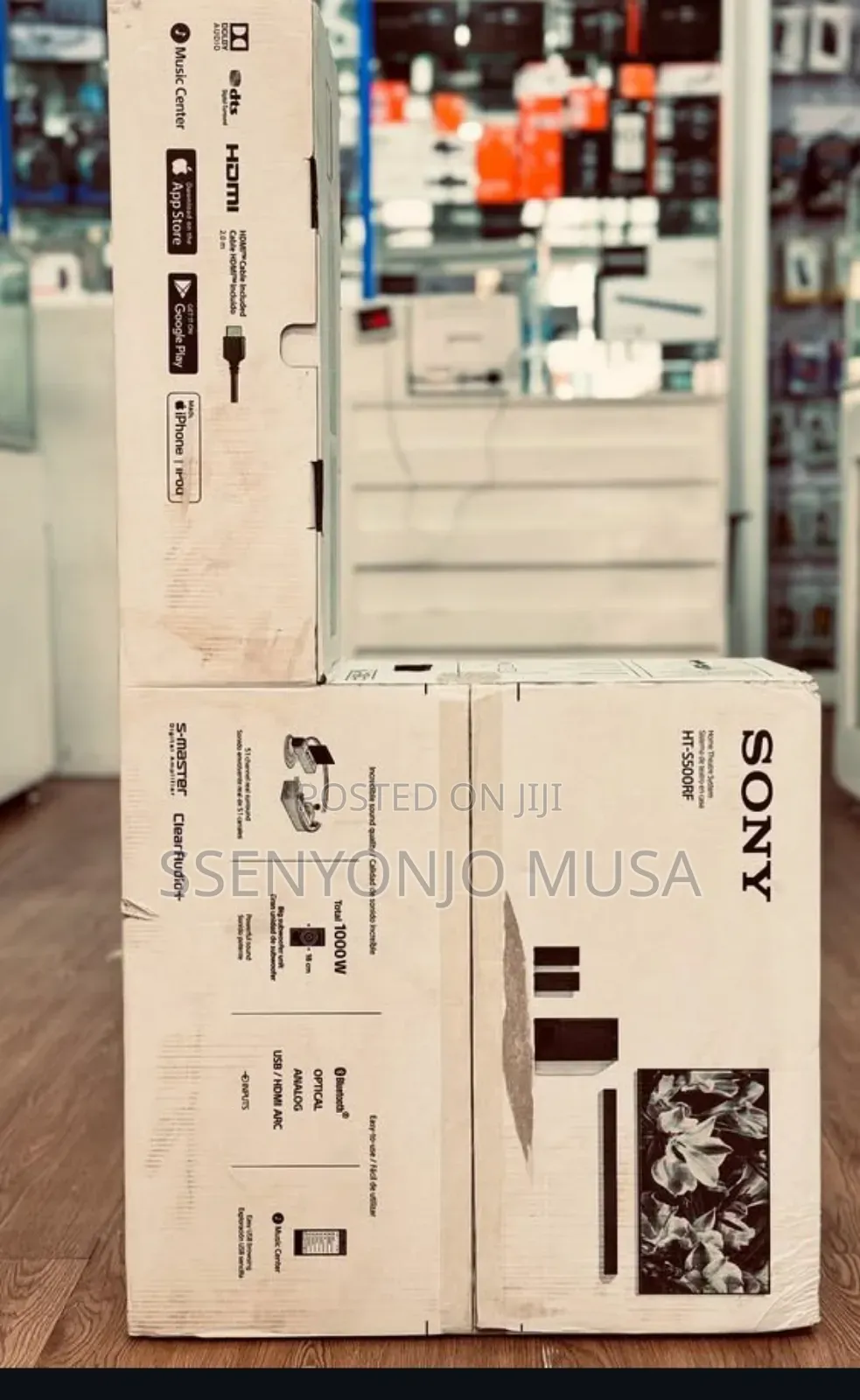 Sony Ht-S500rf 1000w 5.1ch Soundbar System With Bt - Black