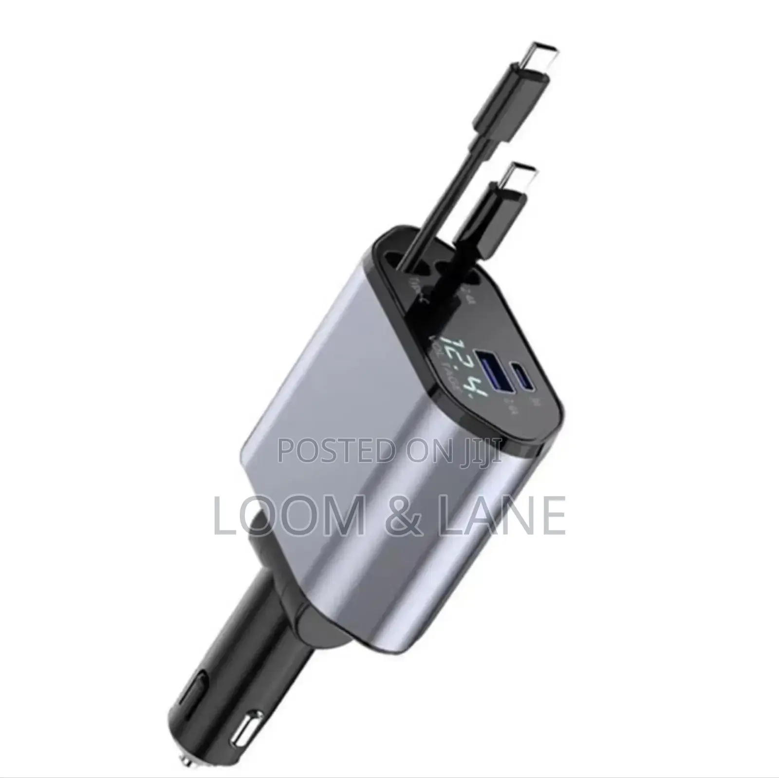 Generic 100w 4 in 1 Retractable Car Charger