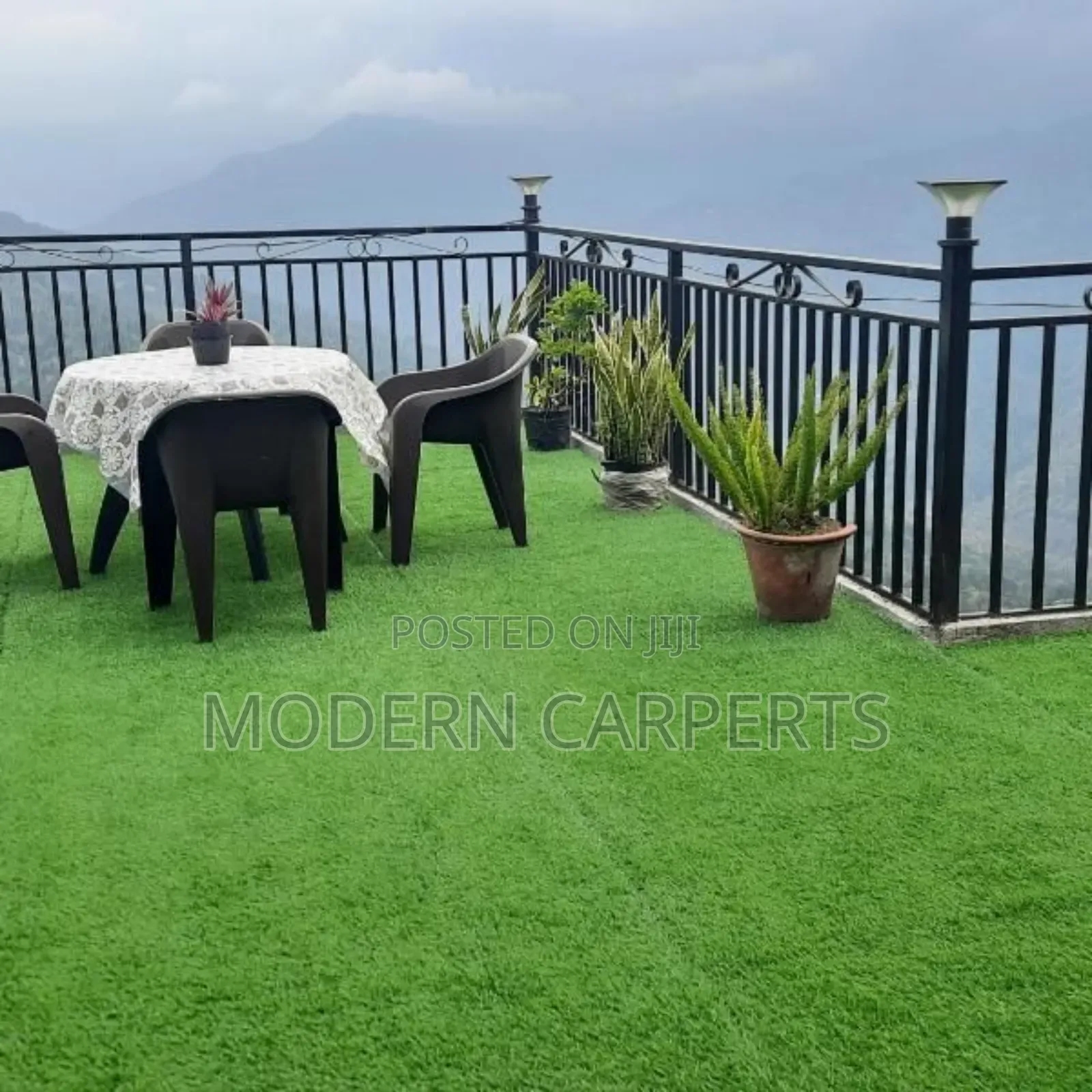 Roof Top Vertical Artificial Turf