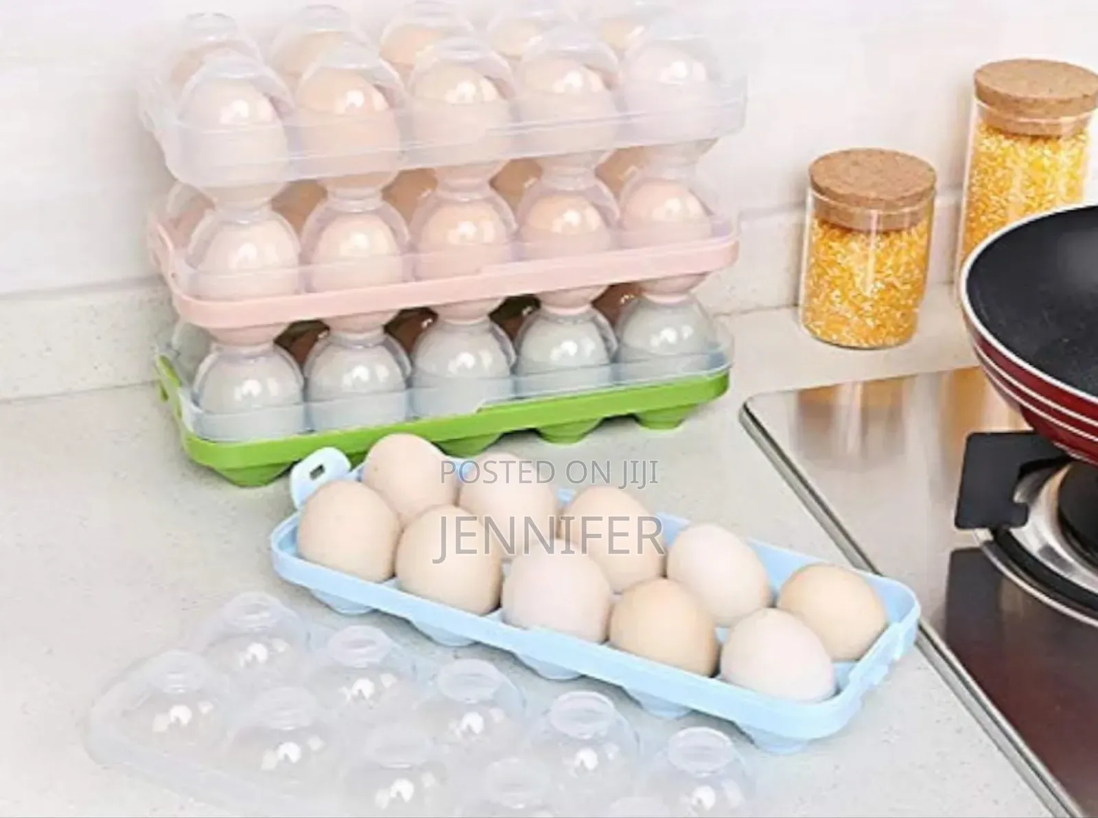 Refrigerator Egg Storage Containers With Lid Plastic