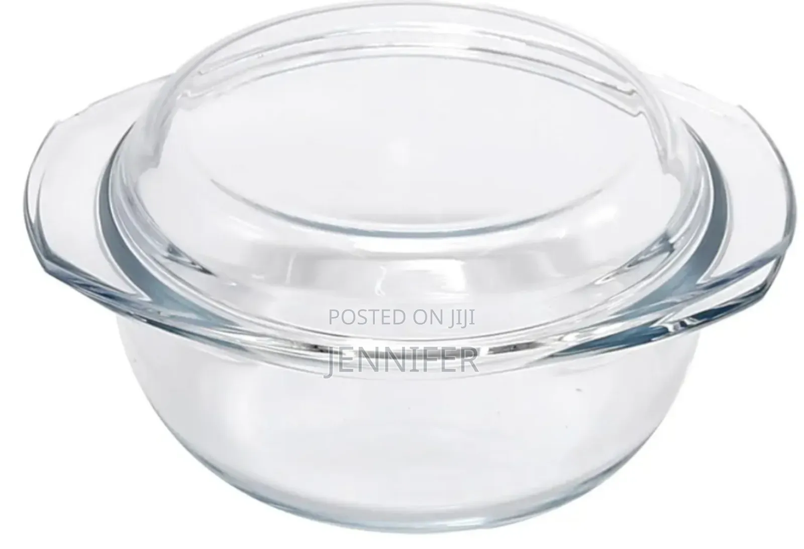 Round Shaped Glass Cooker Pot/Casseroles