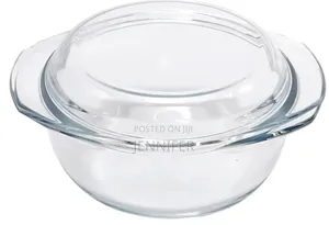 Round Shaped Glass Cooker Pot/Casseroles