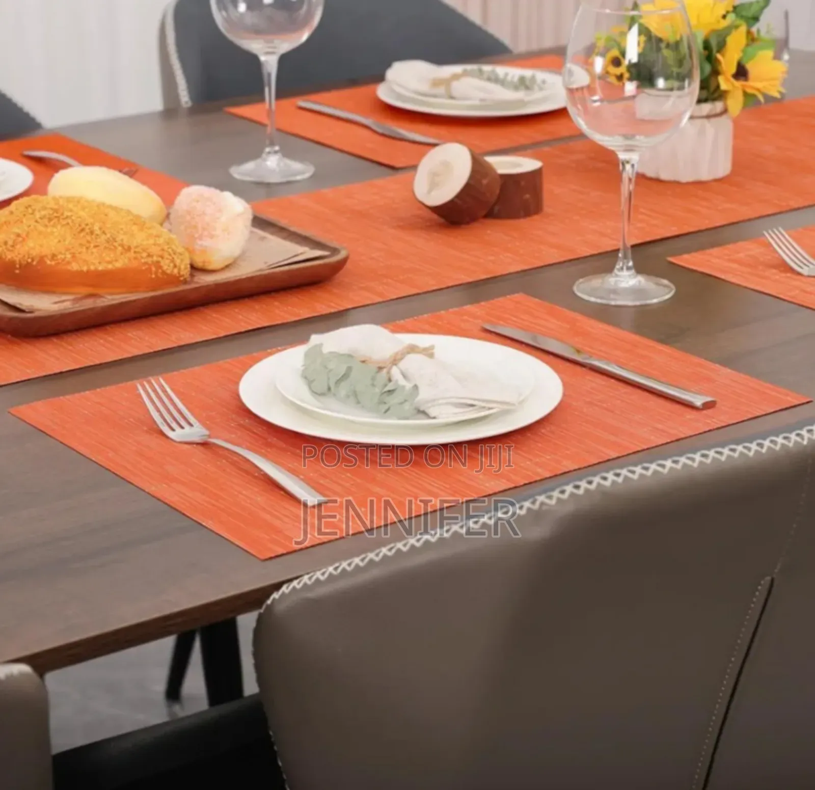 6pcs Table Placement Mats All Colours