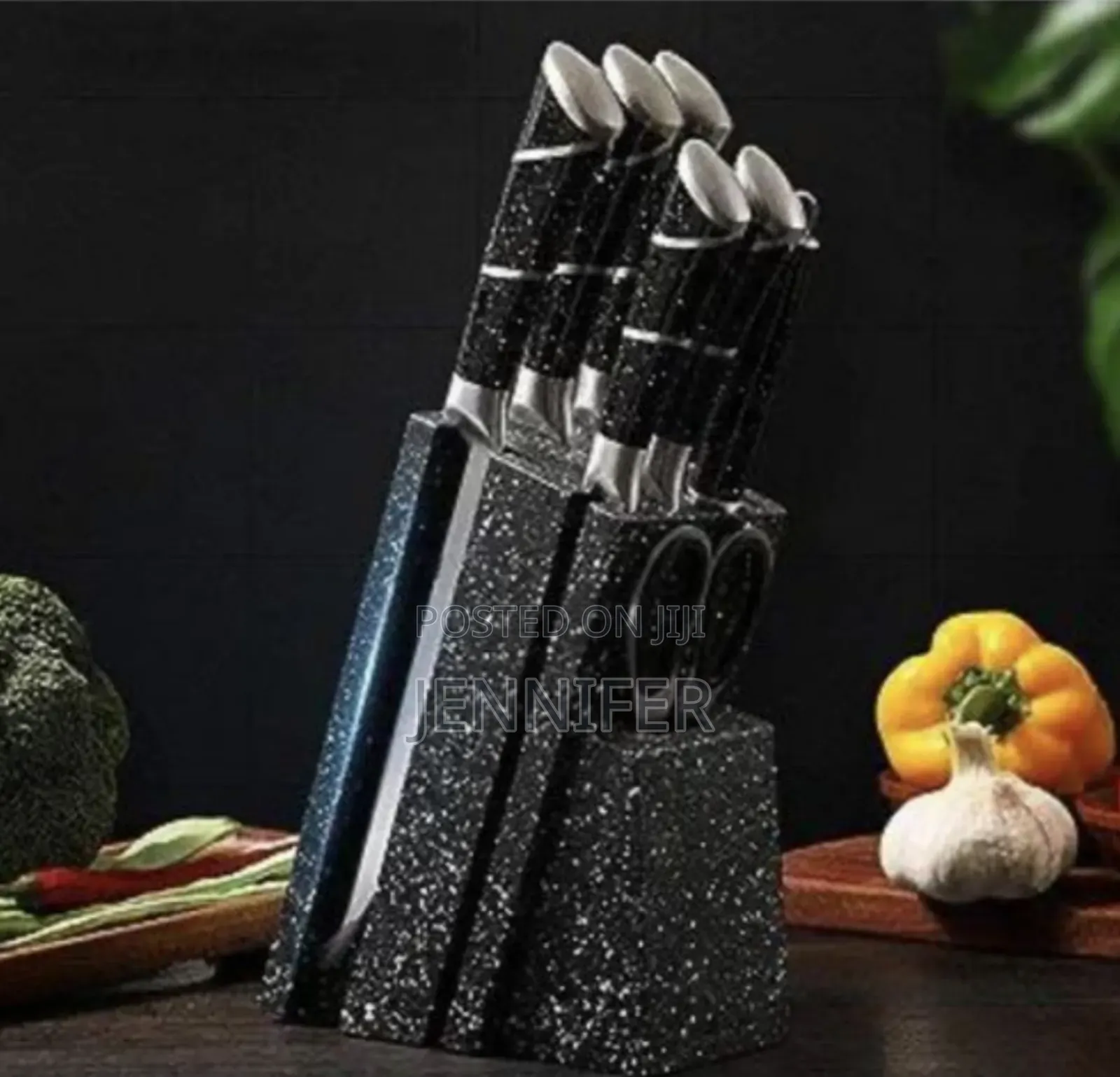 Kitchen-King 7pcs Marble Knives Set