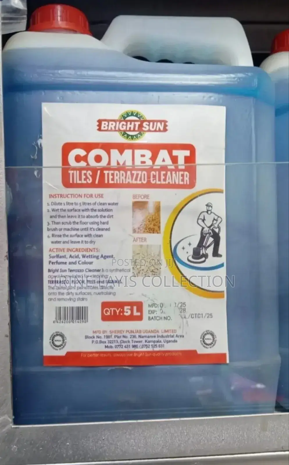 5litre Combat Tiles/Terrazzo Cleaner
