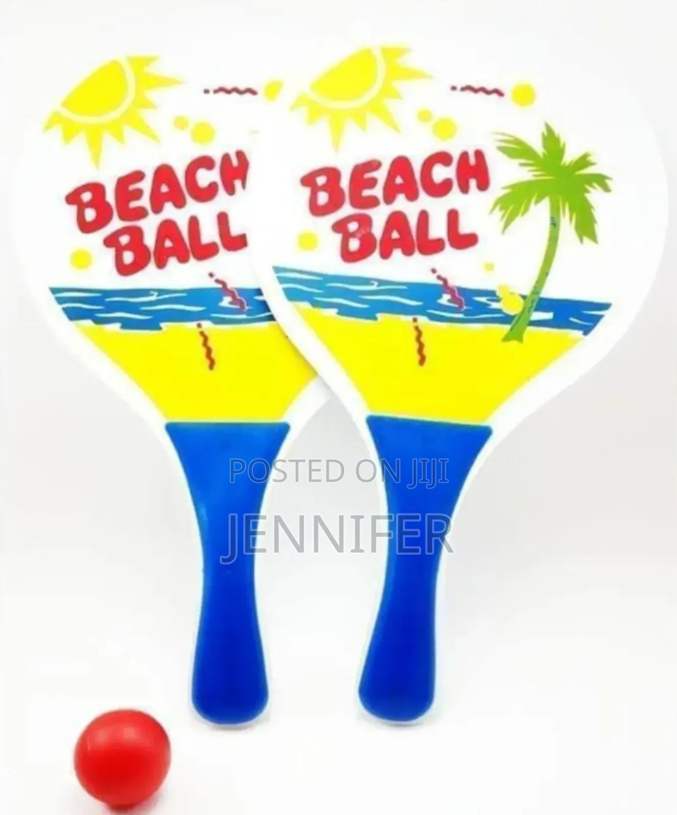 Beach Ball Bat Set (Wooden)