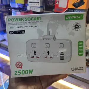 Power Socket 2500w Recrsi Extension Cable