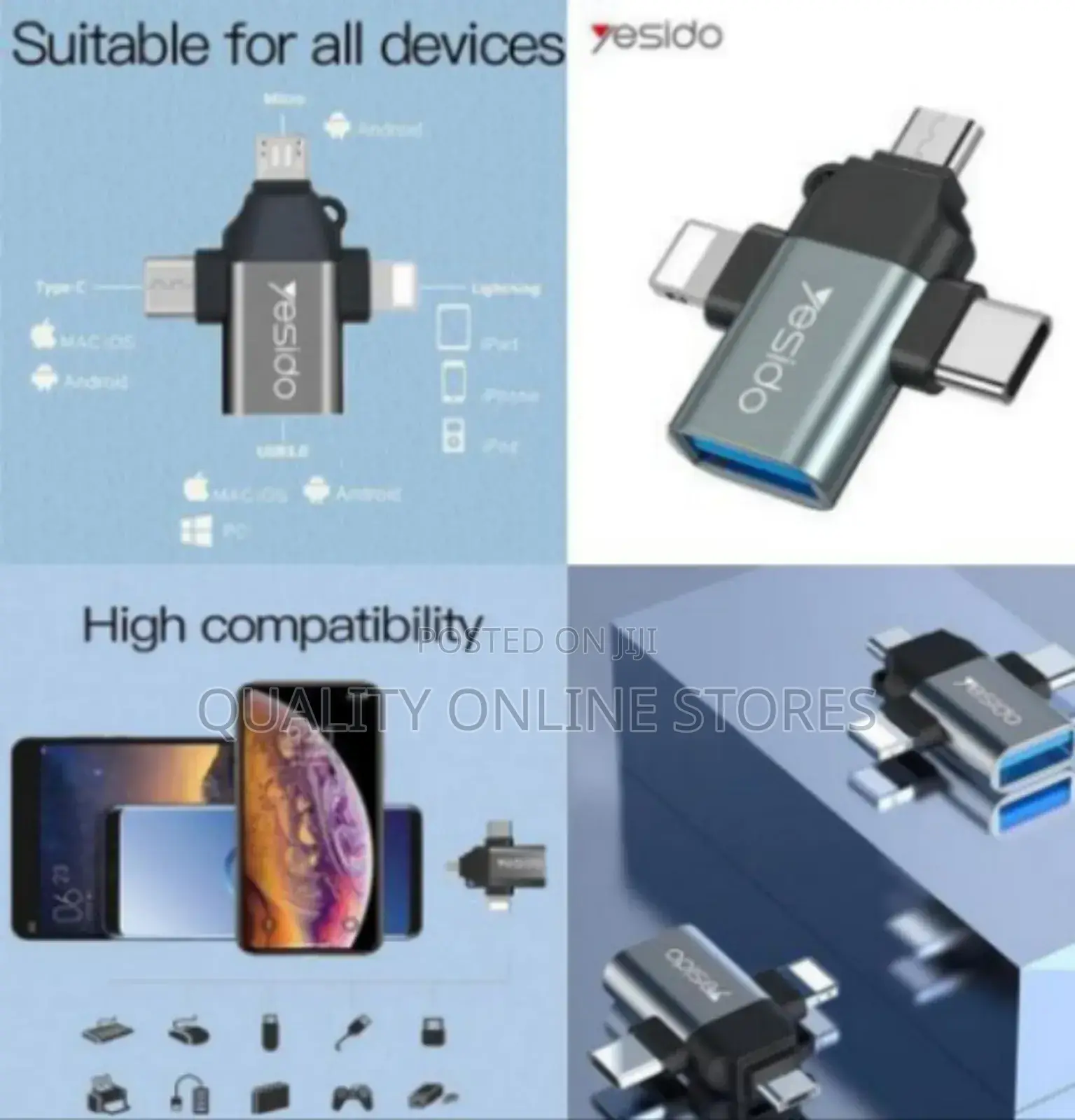 Yesido 3in 1 Otg