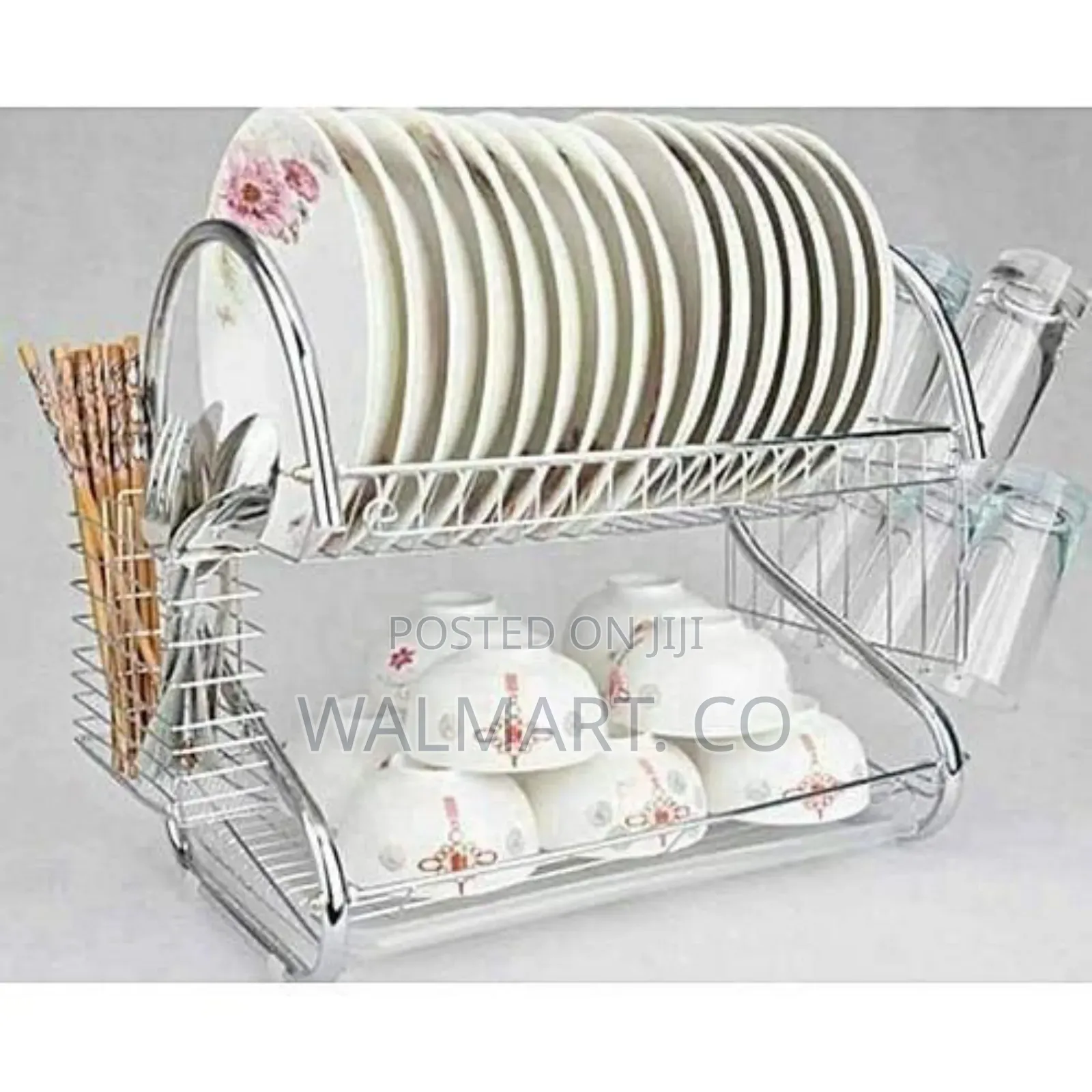 2 Tier Stainless Dish Rack