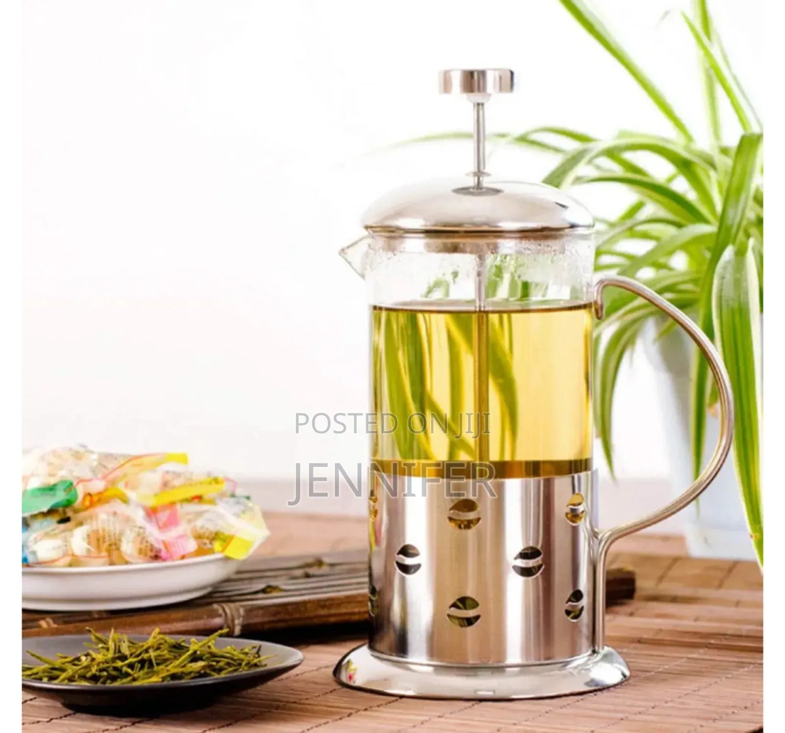 2 Stainless Steel French Press Coffee Filter Pot (Tea Maker)