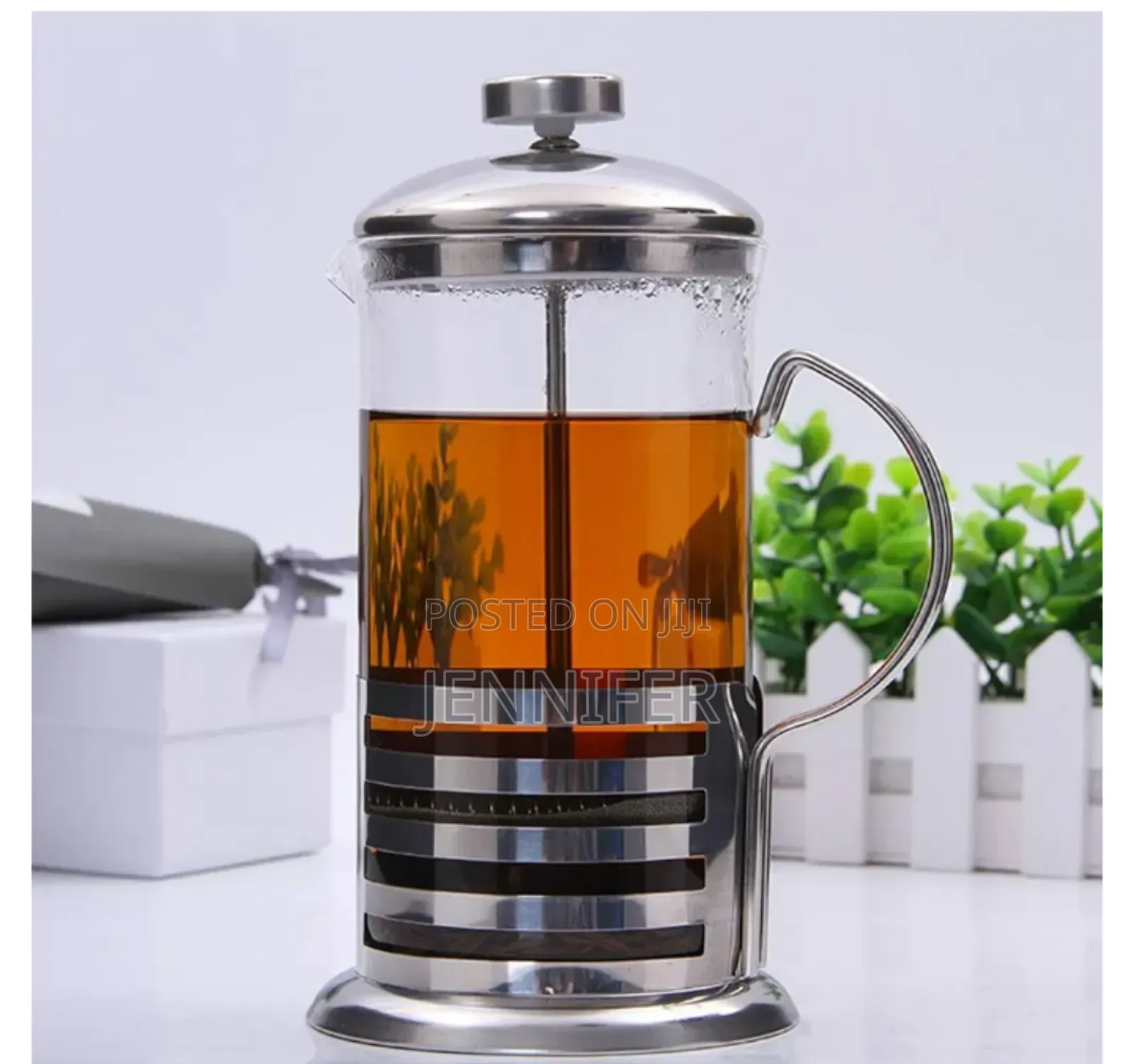 2 Stainless Steel French Press Coffee Filter Pot (Tea Maker)