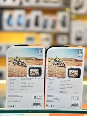Porodo Fully Waterproof Uhd Action Camera, Dual Display
