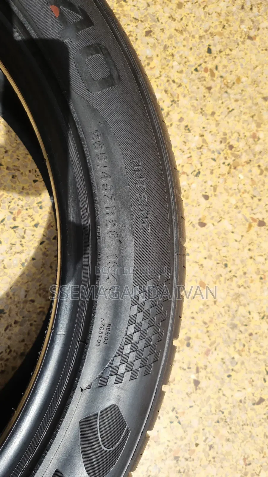 265/45r20 Davanti Foreign Used Tyres
