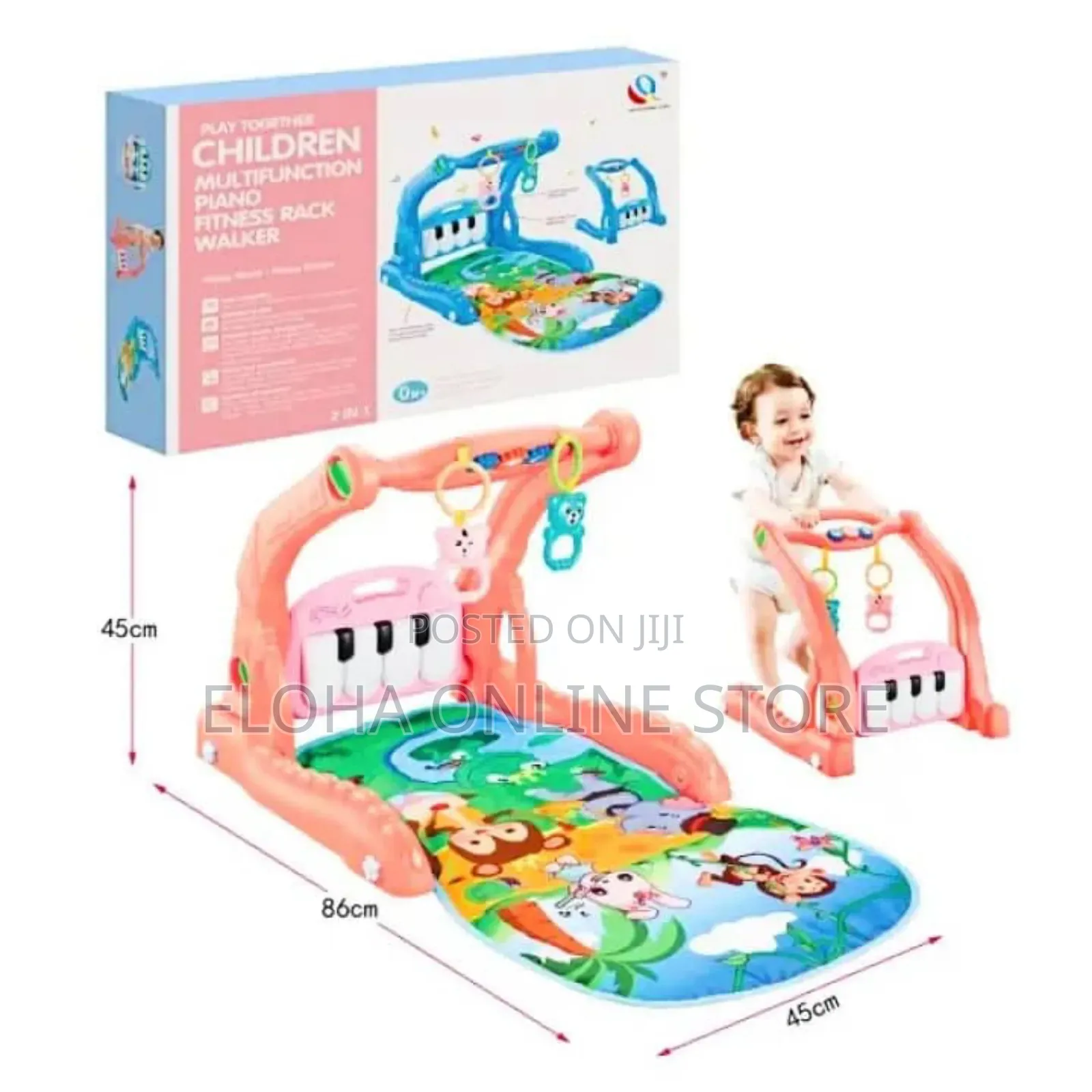 2 In1 Multifunction Piano Fitness Rack Walker for Children