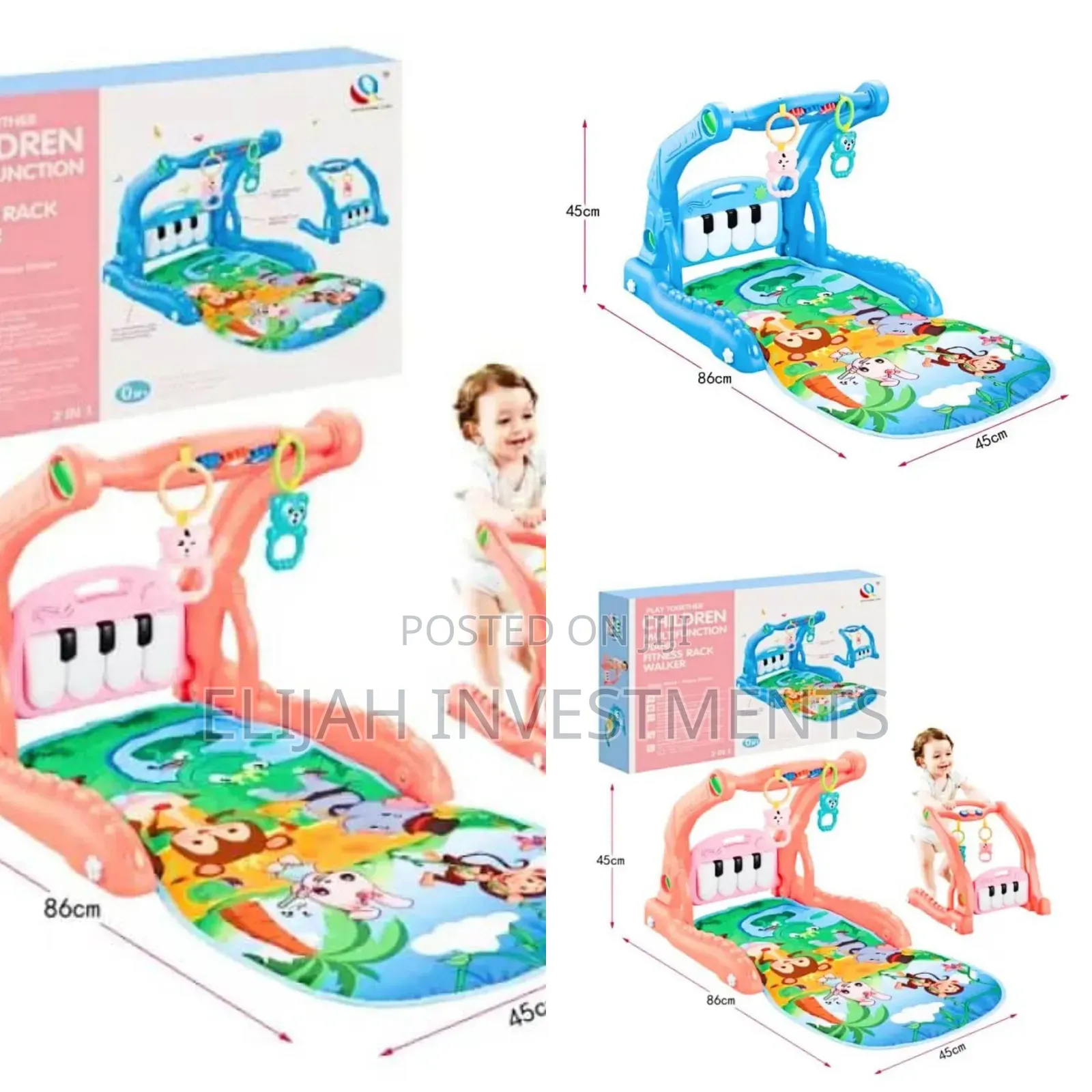 2 in 1 Multifunction Piano/ Fitness Rack Walker for Children