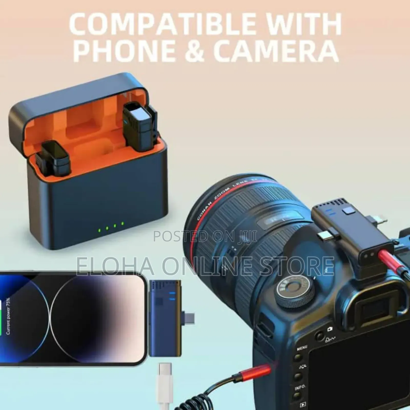 2.4g Wireless Microphone for Mobile and Camera