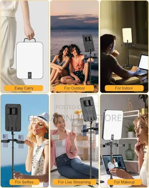 Portable Rechargeable Led Video Light With Stand