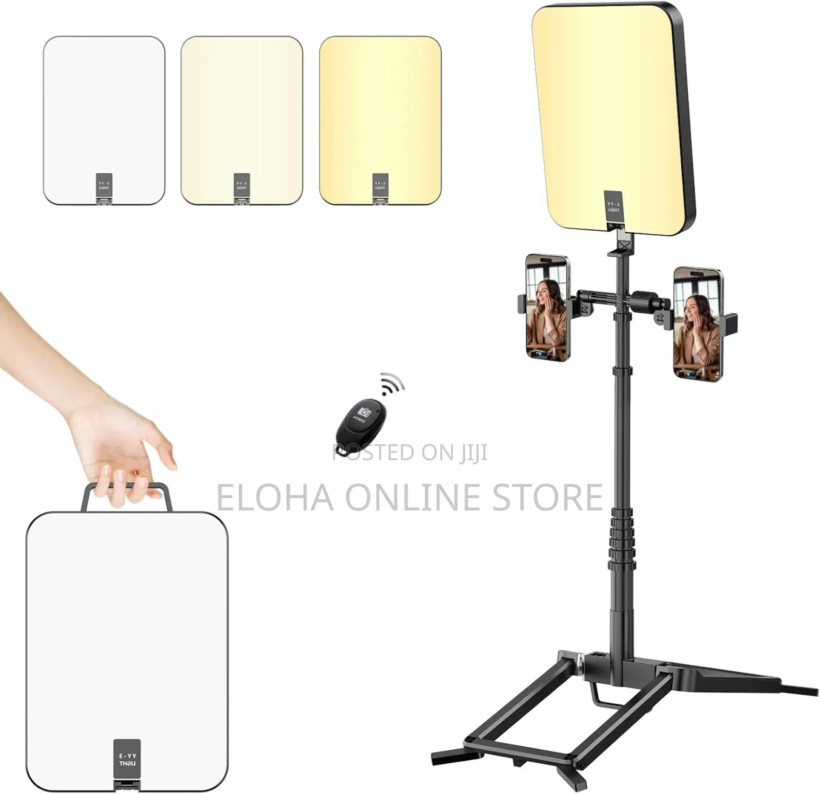 Portable Rechargeable Led Video Light With Stand