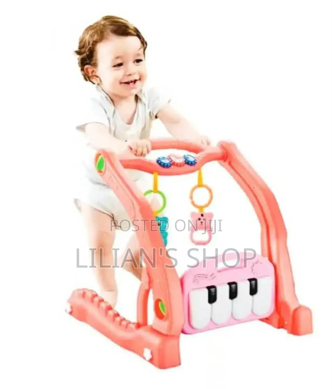 2 in 1 Multifunction Piano Fitness Rack Walker for Kids