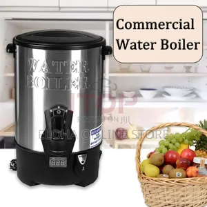 20l Commercial Hot Water Boiler Tea Warmer – Black Silver