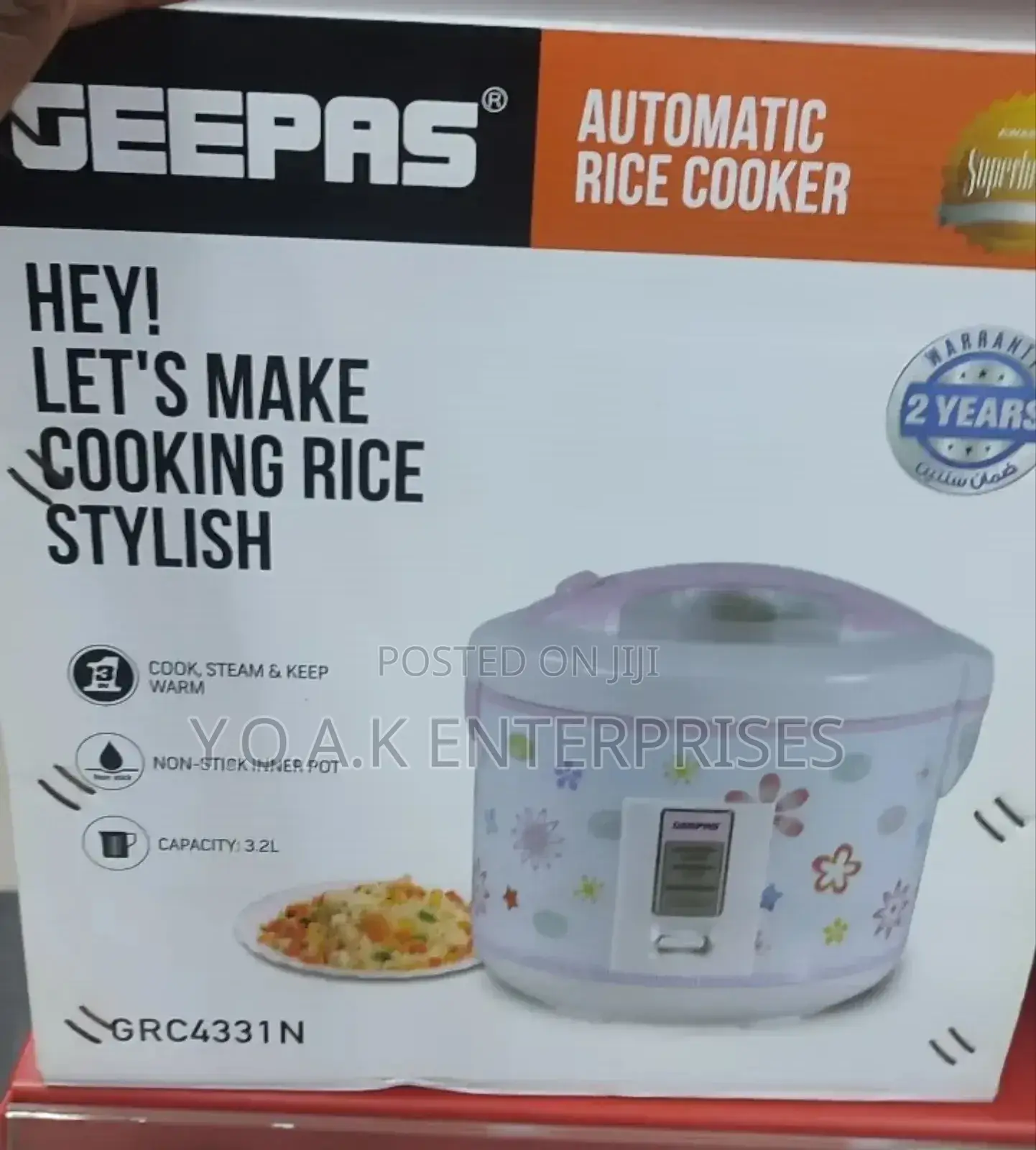 Geepas Automatic Rice Cooker