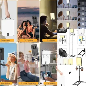 Portable Rechargeable Led Video Light With Stand