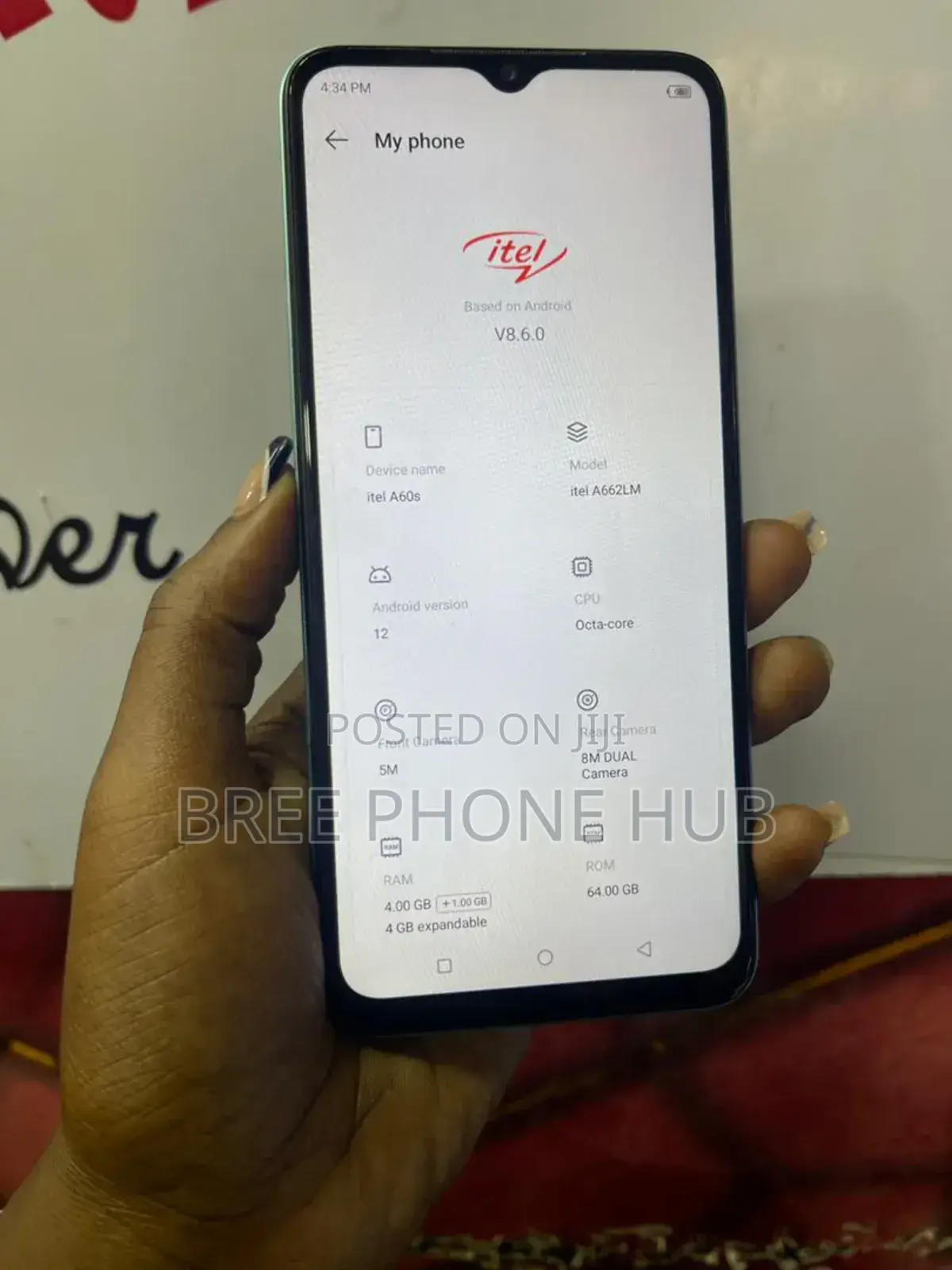 Itel A60s 64 GB Blue