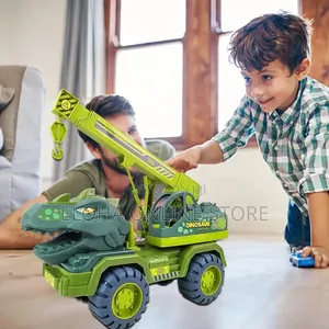 Children Dinosaur Crane Truck Car Toys