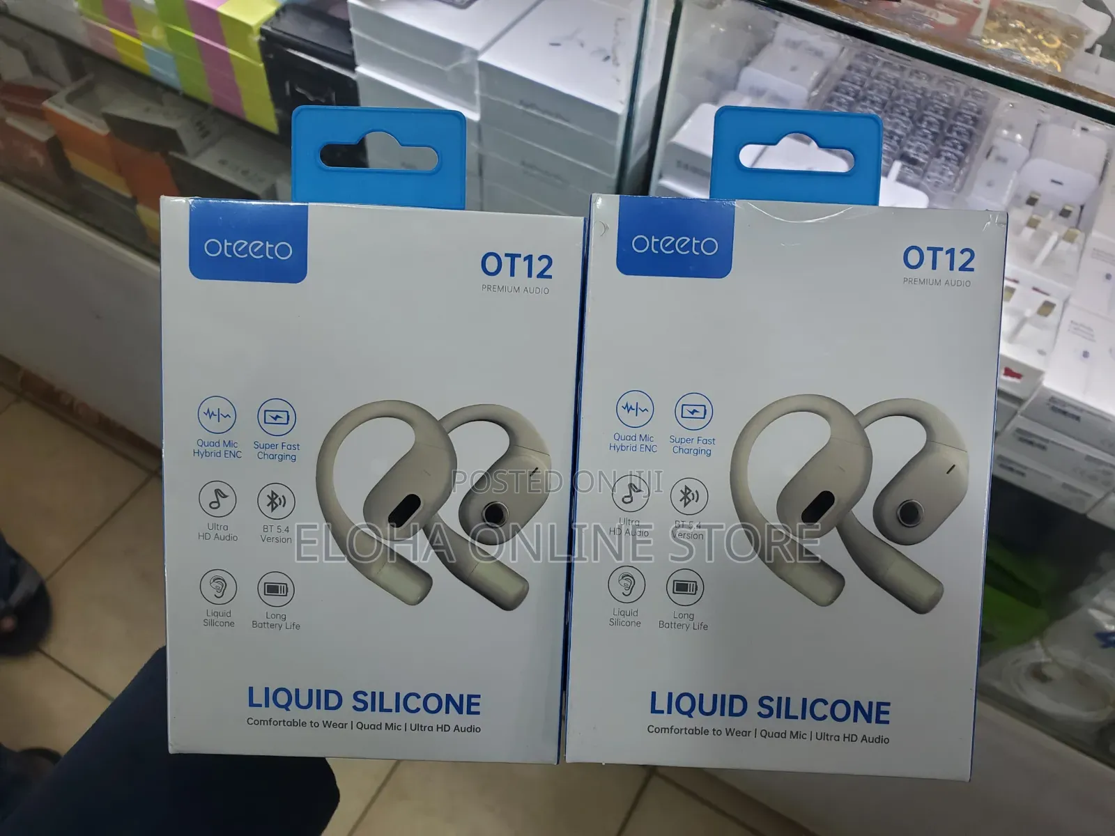 Oteeto Wireless Base Ear Clip Earphones
