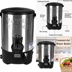 20l Commercial Hot Water Boiler Tea Warmer – Black Silver