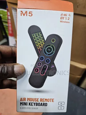 Air Mouse and Keyboard Remote- TVS- Tv Stick - Tv Box- Black