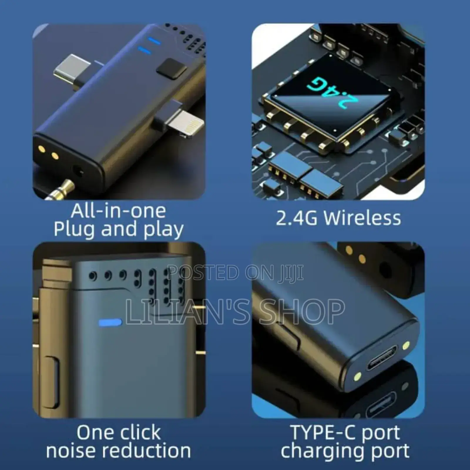 2.4g Wireless Microphone for Mobile and Camera
