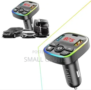 Earldom M110 4-in-1 Car Charger With Fm Transmitter