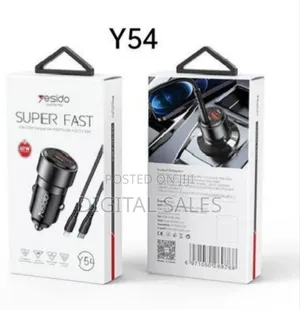Yesido Y54 Usb+Type C 60w Car
