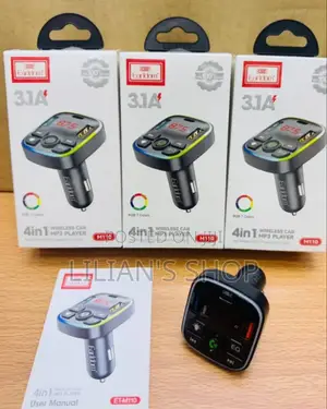 Earldom M110 4-in-1 Car Charger With Fm Transmitter