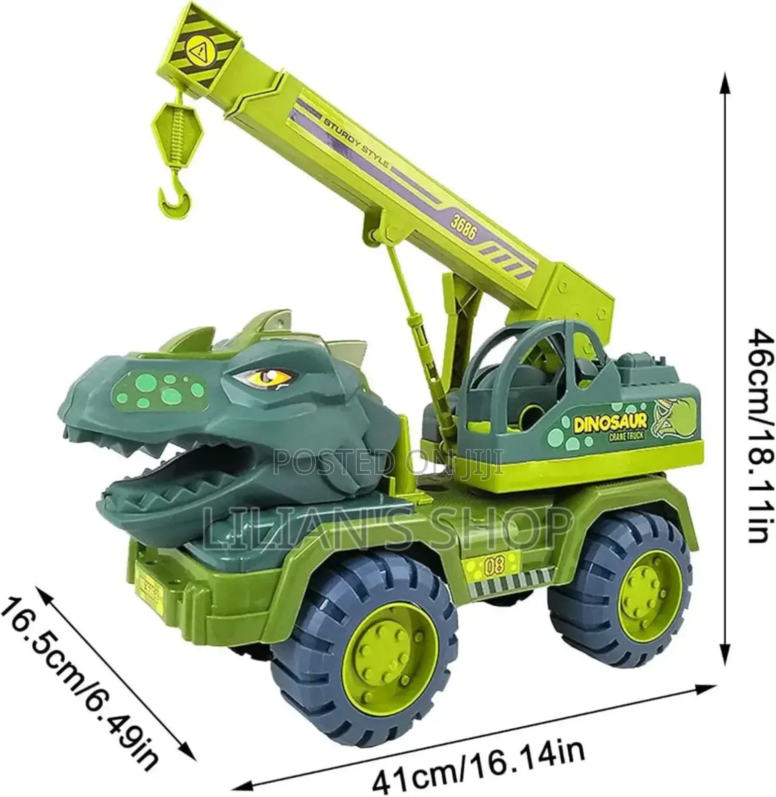 Children Dinosaur Crane Truck Car Toys