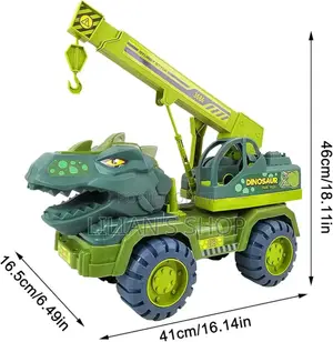 Children Dinosaur Crane Truck Car Toys