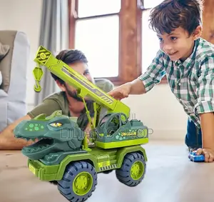 Children Dinosaur Crane Truck Car Toys