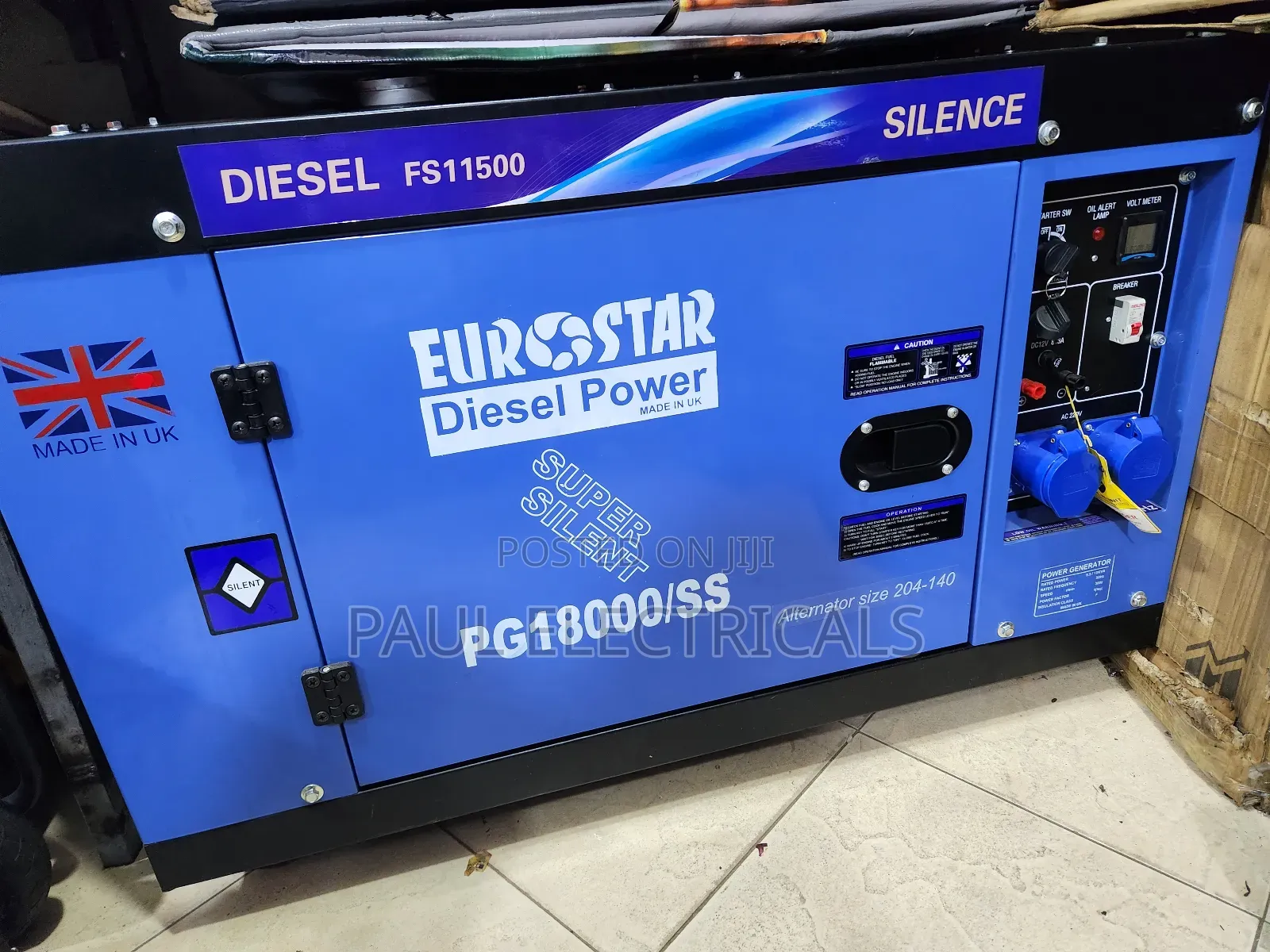 Super Silent Eurostars 10kva Generator
