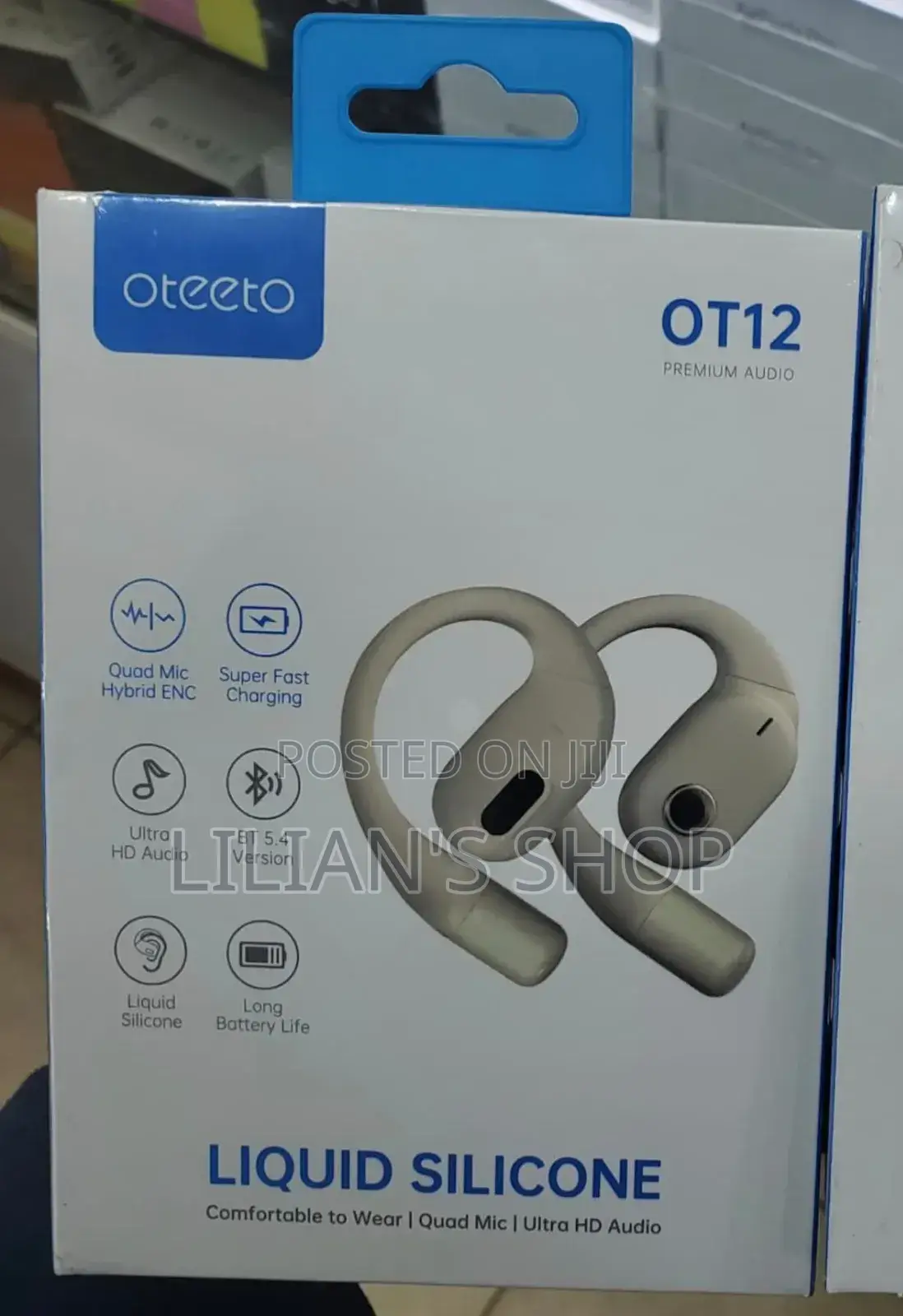 Oteeto Wireless Base Ear Clip Earphones