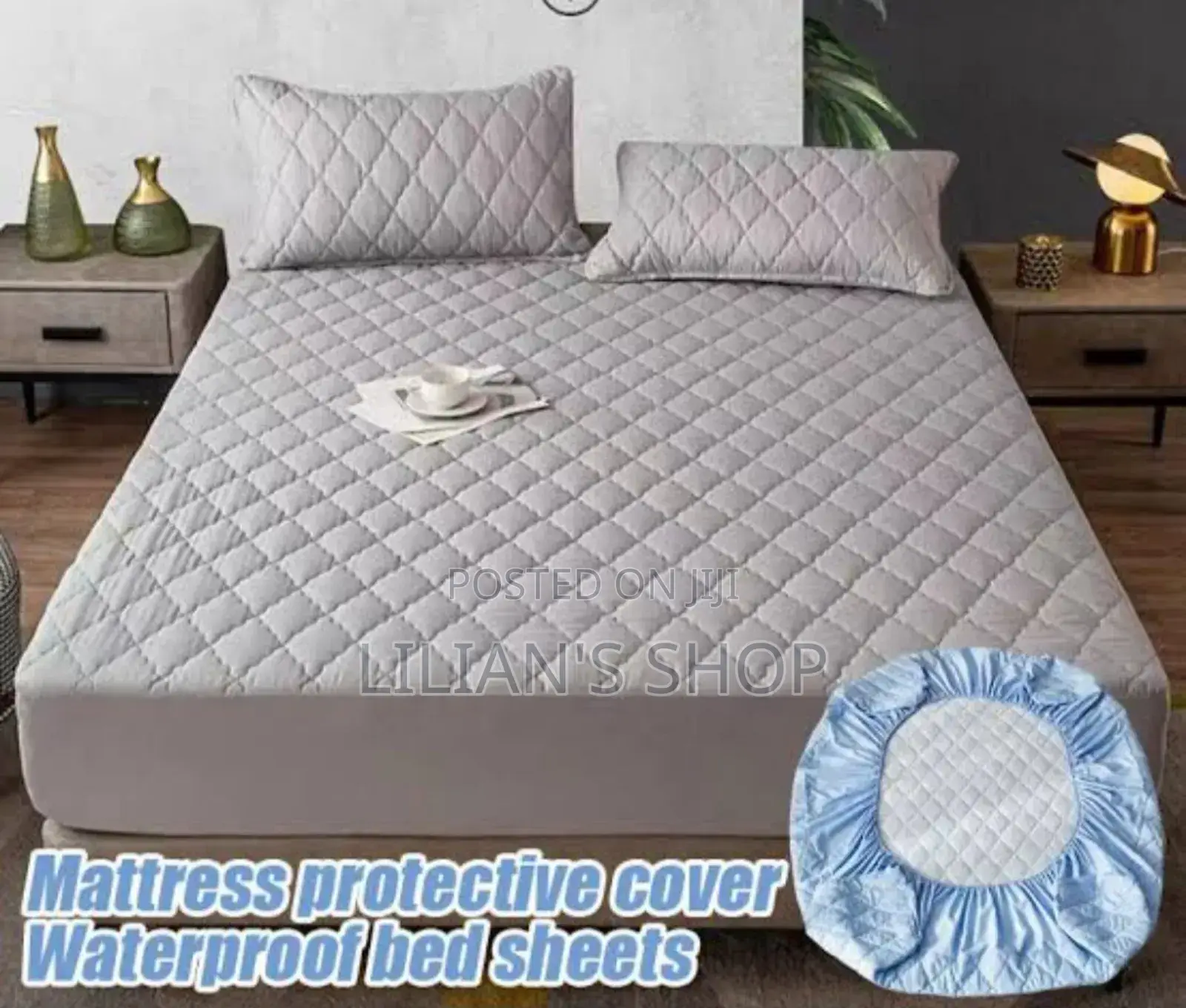 Original Quality Matress Protector Sizes Different Colours