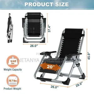 Zero Gravity Reclining Chair With Mattress (Soft Pad)