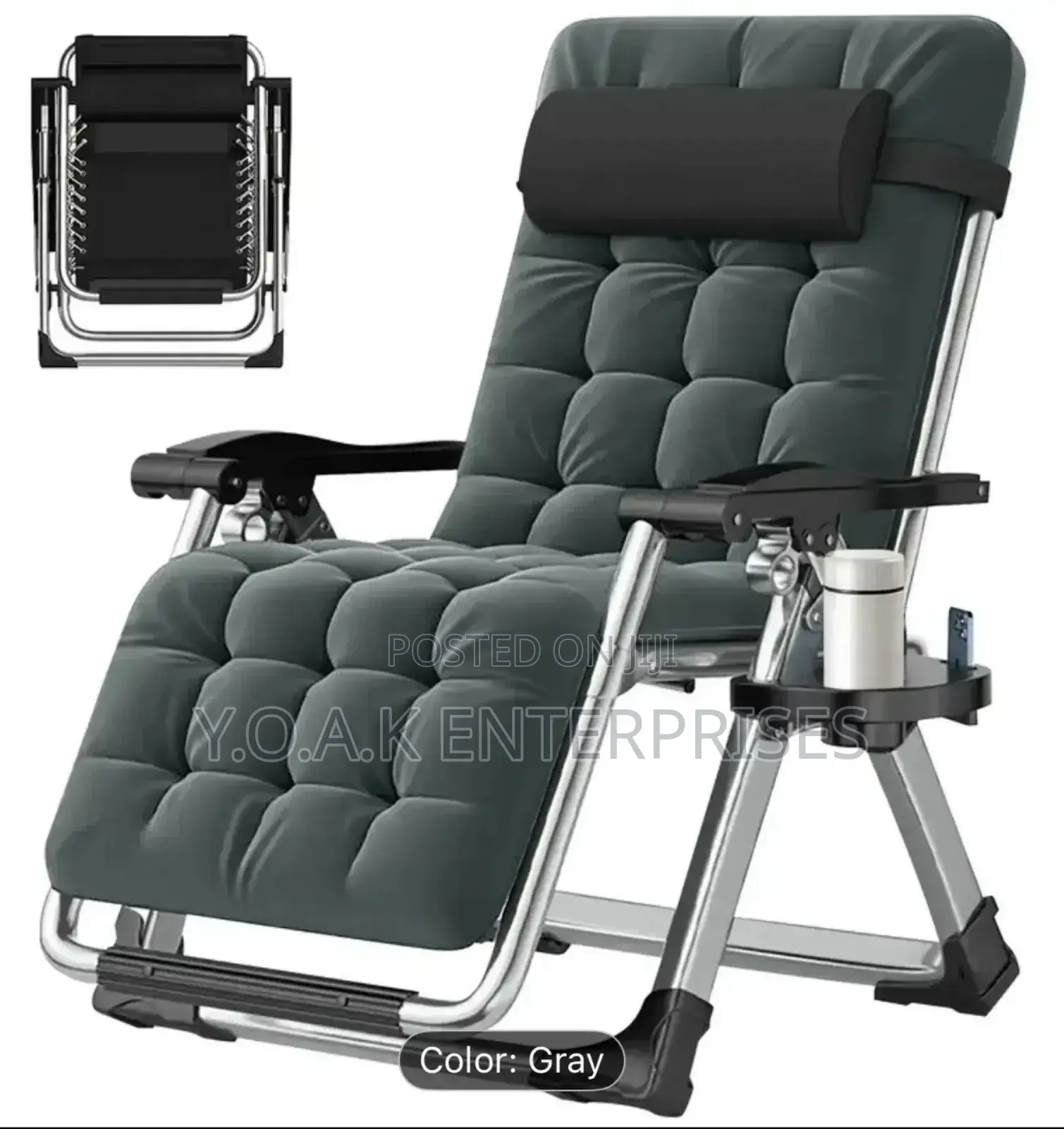 Oversized Zero Gravity Patio Lounger Chair Folding