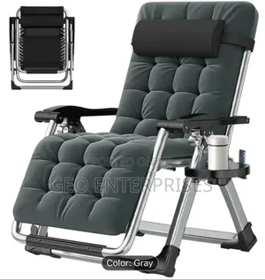 Photo - Oversized Zero Gravity Patio Lounger Chair Folding